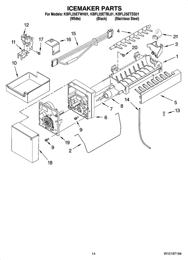 Diagram for KBFL25ETBL01
