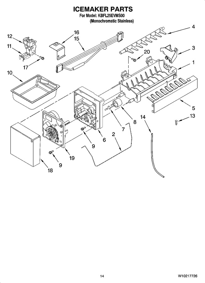 Diagram for KBFL25EVMS00