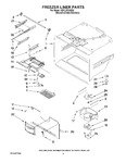 Diagram for 02 - Freezer Liner Parts