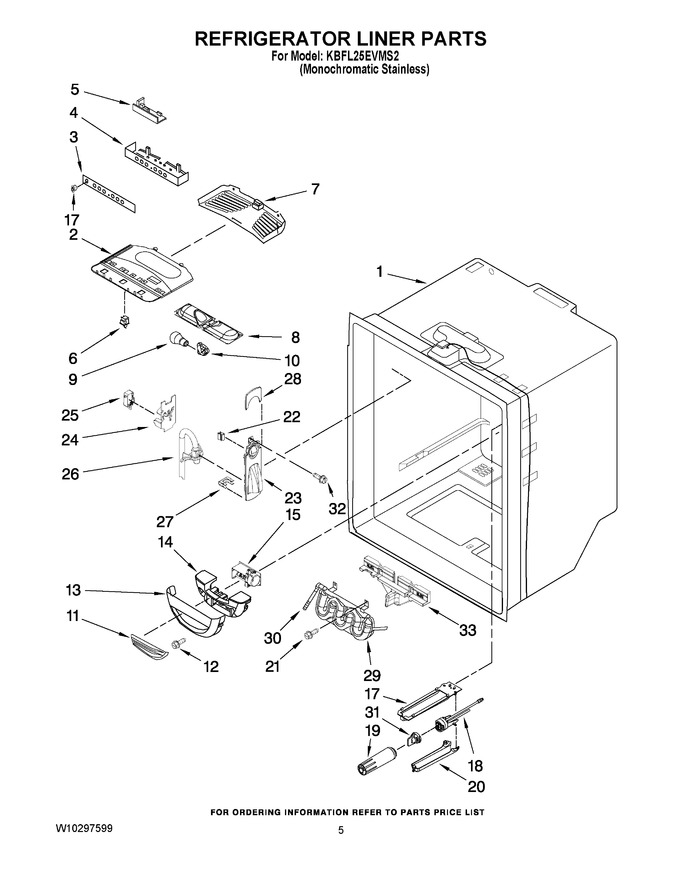 Diagram for KBFL25EVMS2