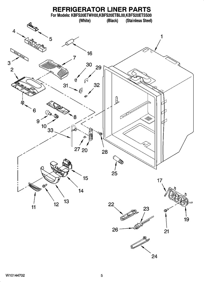 Diagram for KBFS20ETWH00