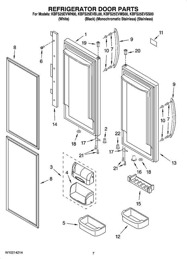 Diagram for KBFS25EVBL00