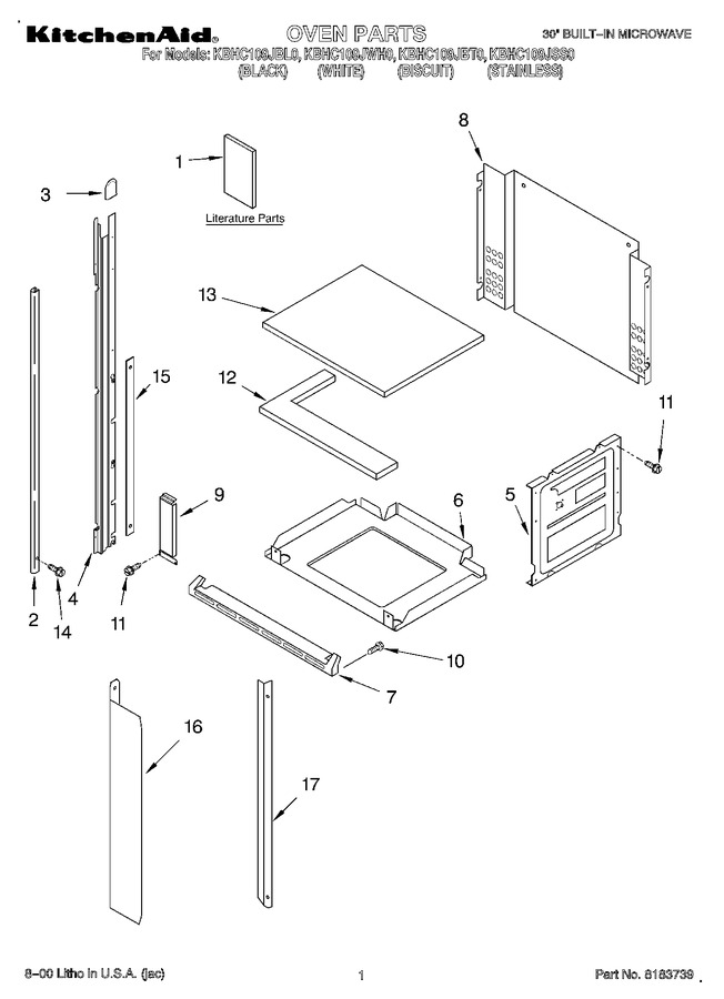 Diagram for KBHC109JBL0