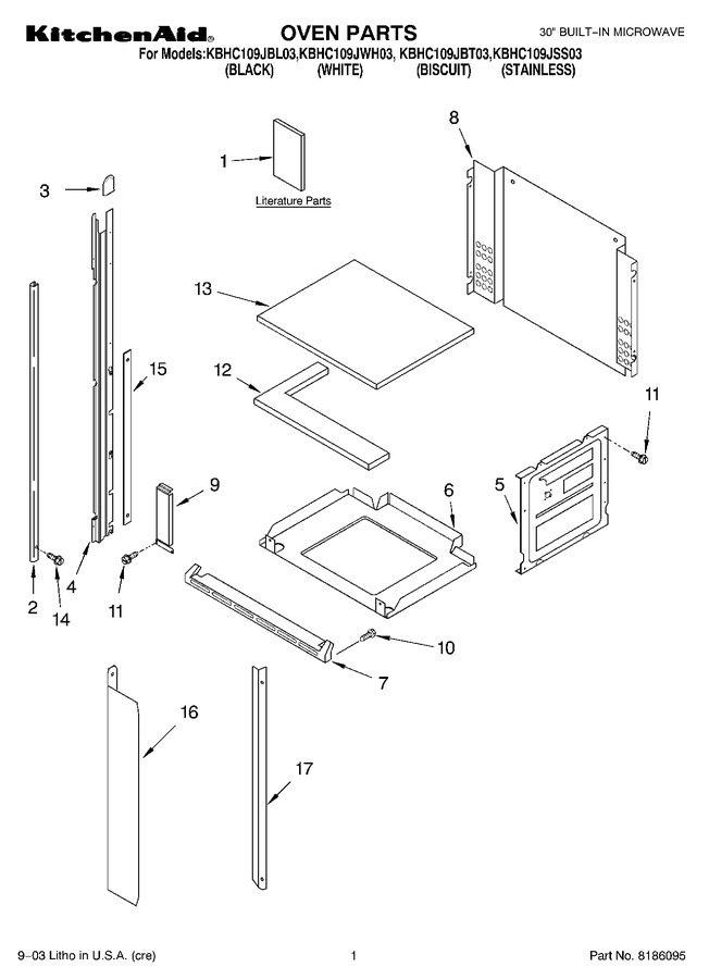 Diagram for KBHC109JBL03