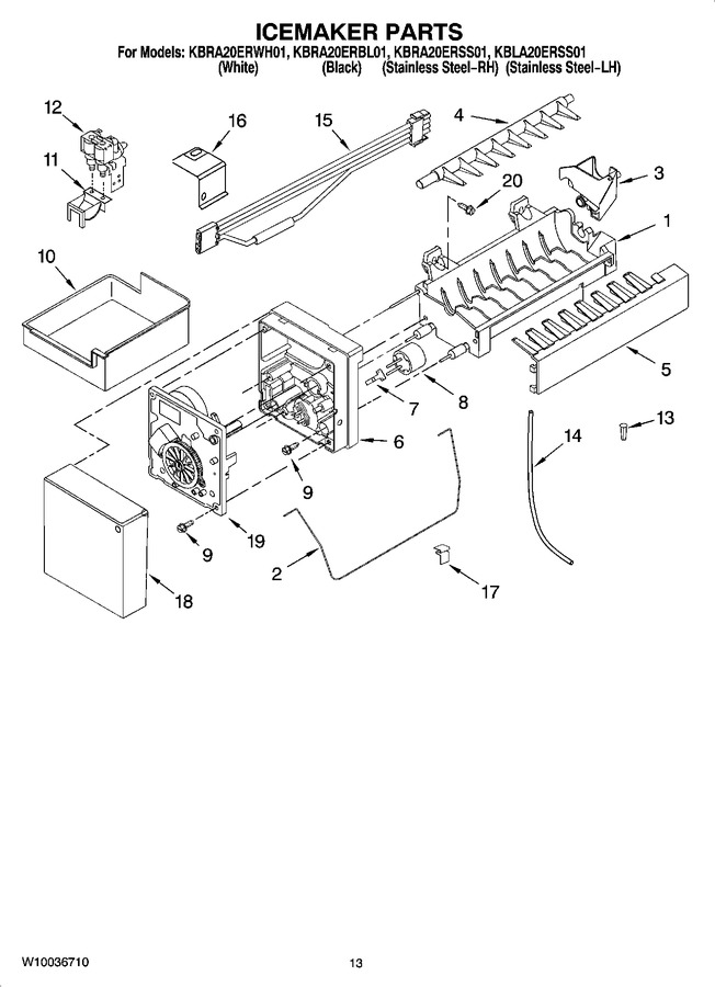 Diagram for KBRA20ERWH01