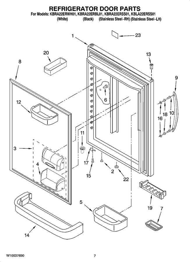 Diagram for KBRA22ERBL01