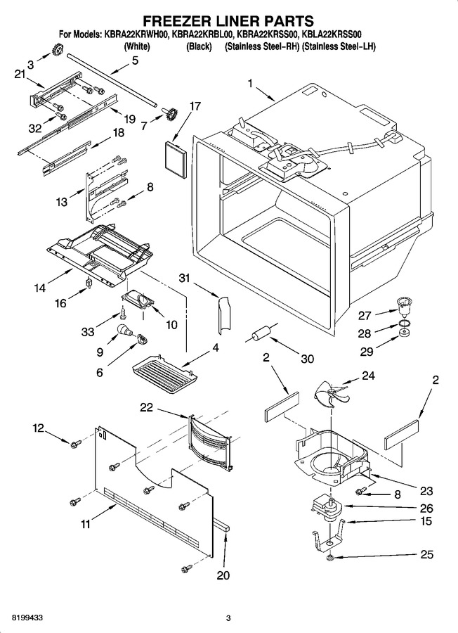 Diagram for KBRA22KRWH00