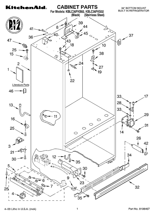 Diagram for KBLC36FKB02