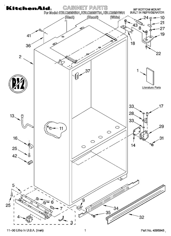 Diagram for KBLC36MHW01