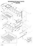 Diagram for 05 - Refrigerator Shelf Parts