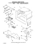 Diagram for 03 - Freezer Liner Parts