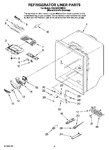 Diagram for 02 - Refrigerator Liner Parts
