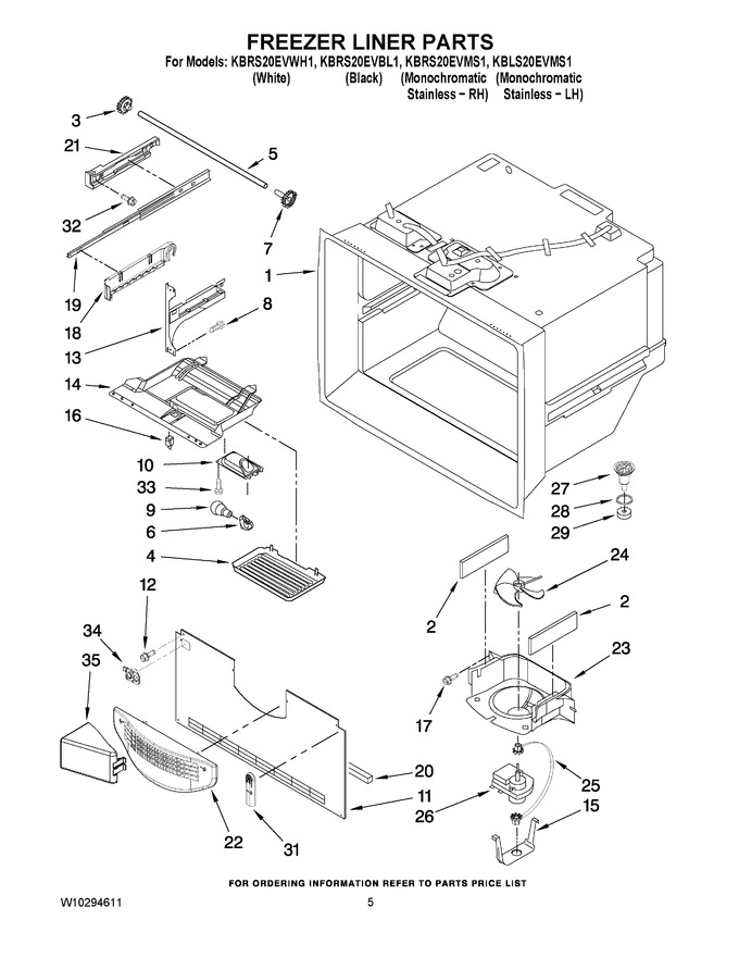 Diagram for KBRS20EVWH1