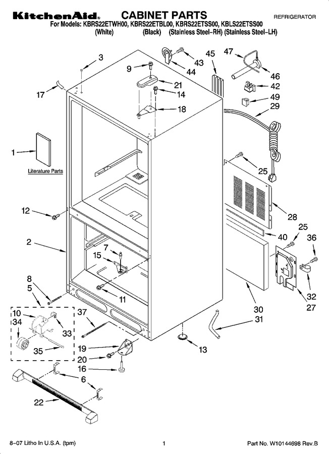 Diagram for KBRS22ETWH00
