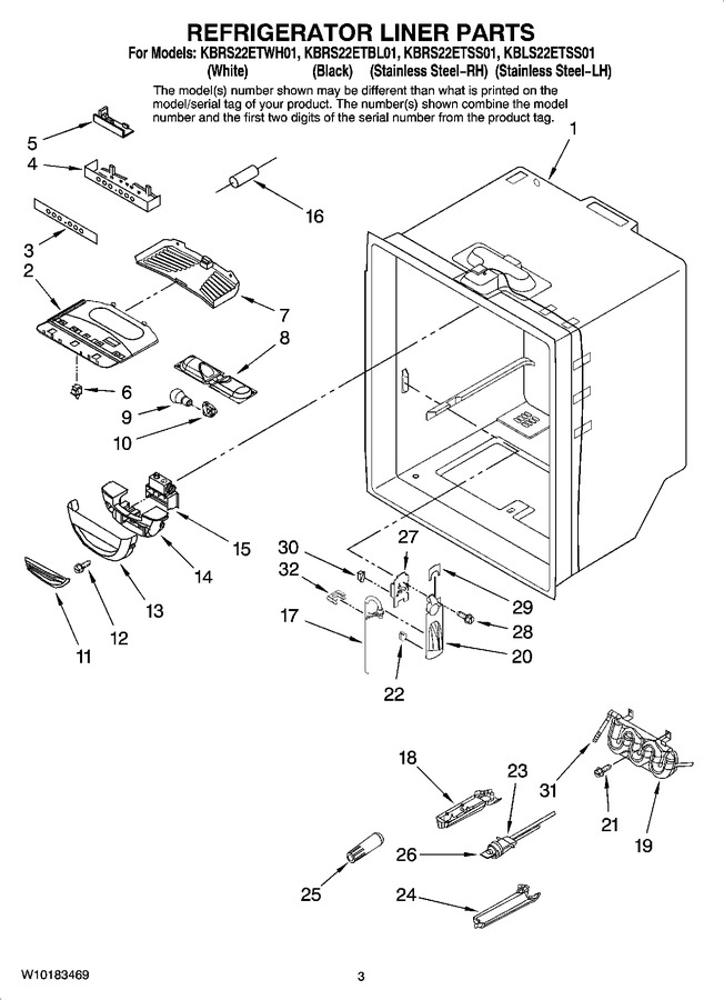 Diagram for KBRS22ETWH01