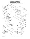 Diagram for 03 - Freezer Liner Parts