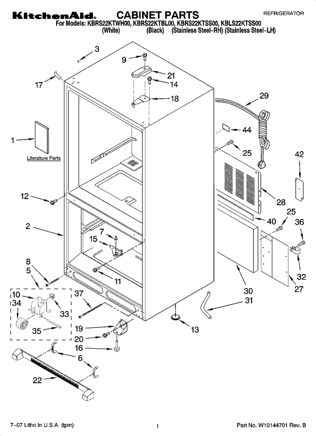 Diagram for KBLS22KTSS00