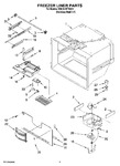 Diagram for 03 - Freezer Liner Parts