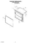 Diagram for 05 - Freezer Door Parts