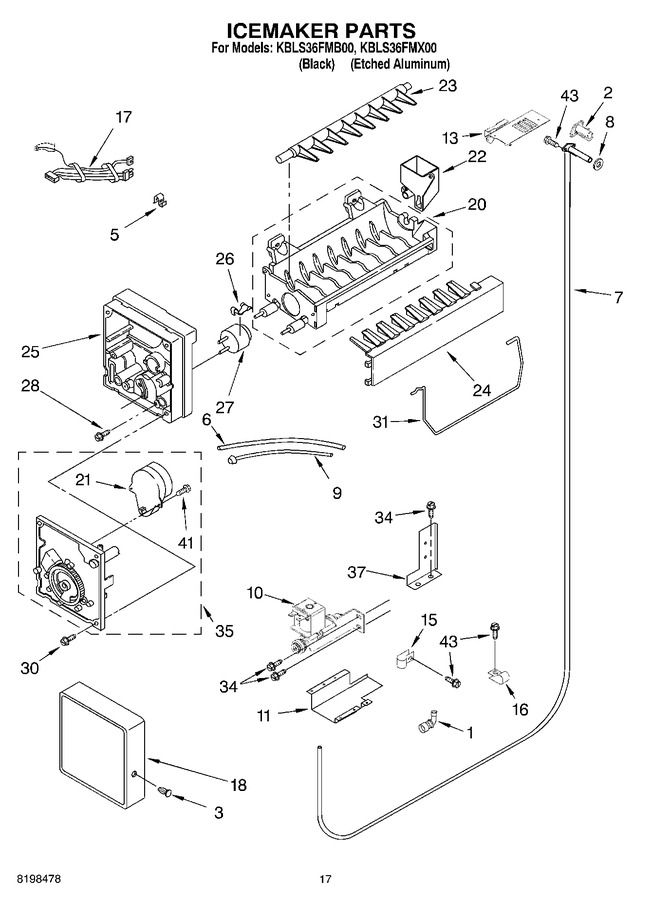 Diagram for KBLS36FMX00