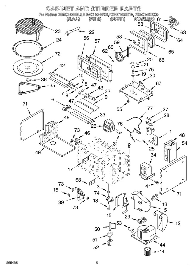 Diagram for KBMC140HWH0