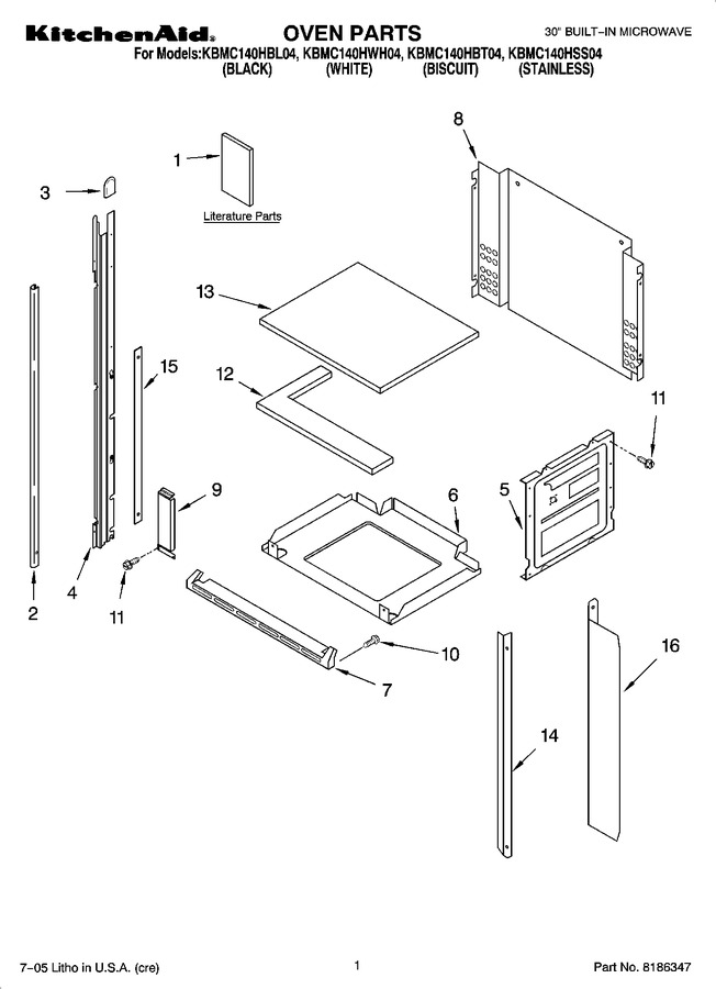 Diagram for KBMC140HWH04