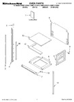 Diagram for 01 - Oven Parts
