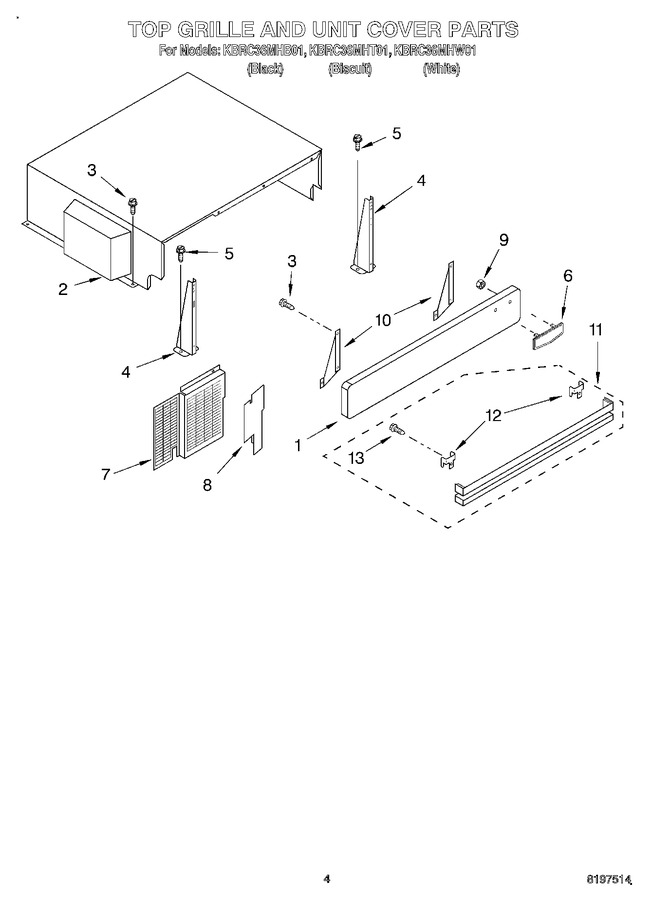 Diagram for KBRC36MHB01