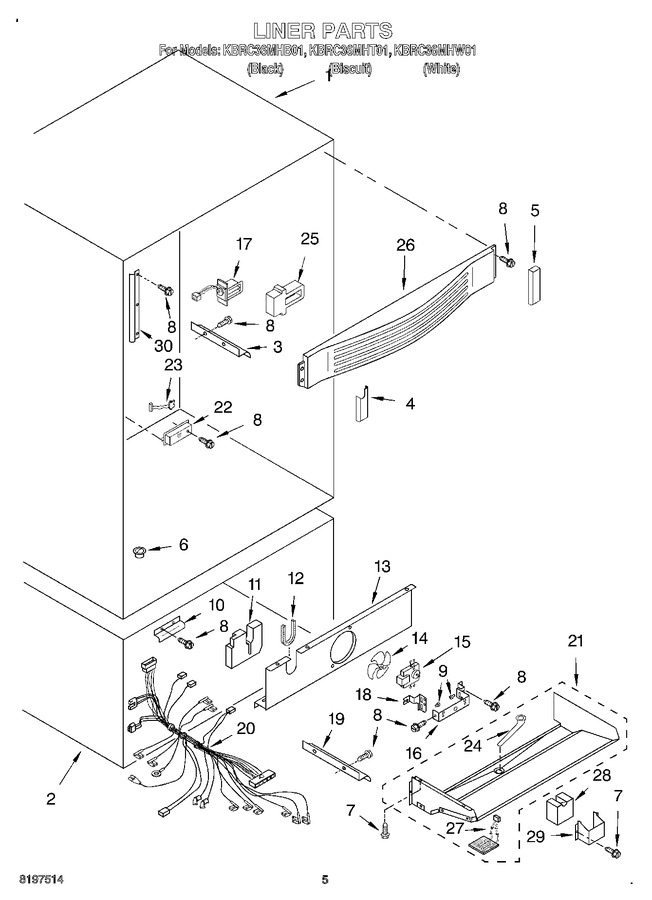 Diagram for KBRC36MHB01