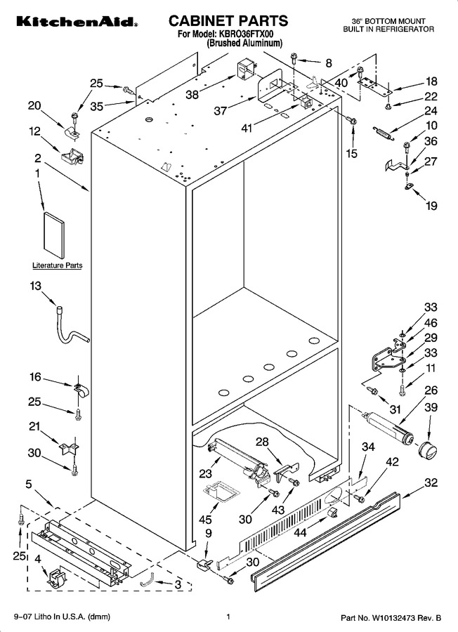 Diagram for KBRO36FTX00