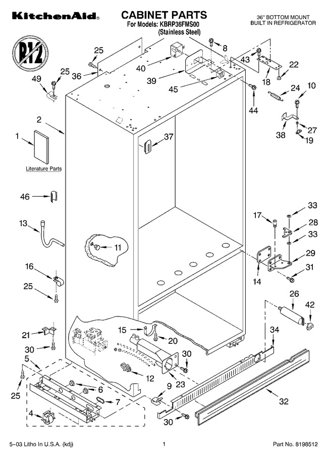 Diagram for KBRP36FMS00
