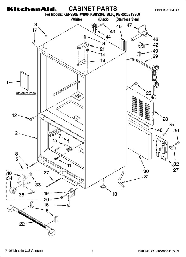 Diagram for KBRS20ETWH00