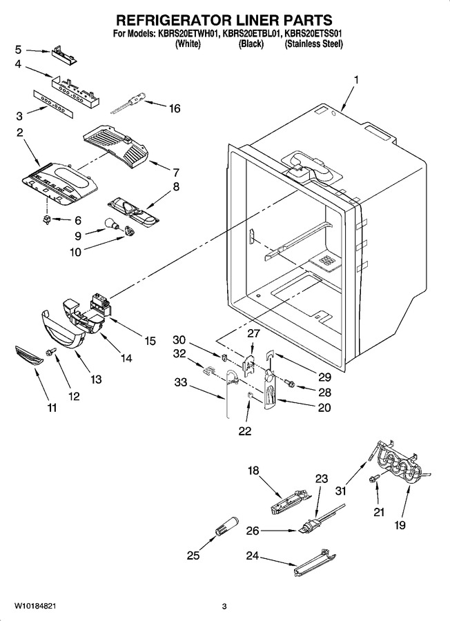 Diagram for KBRS20ETWH01