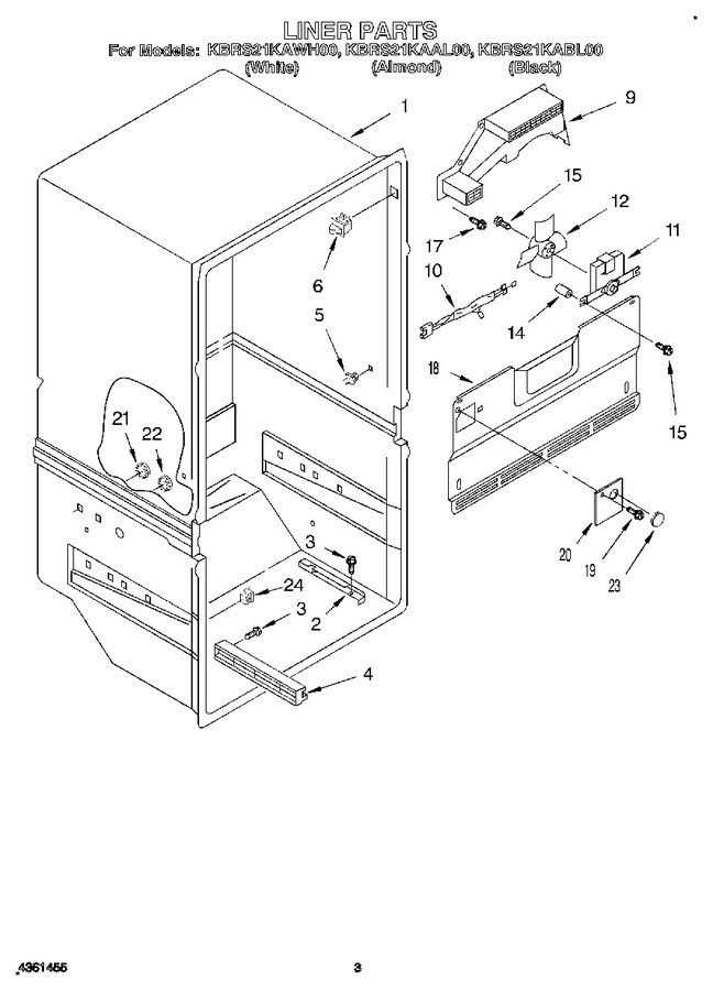 Diagram for KBRS21KABL00
