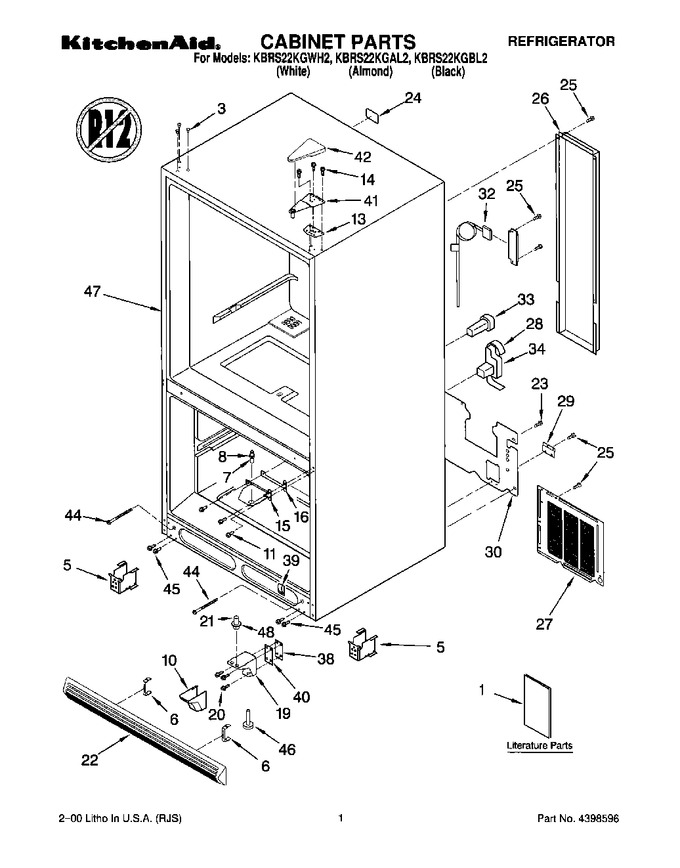 Diagram for KBRS22KGAL2