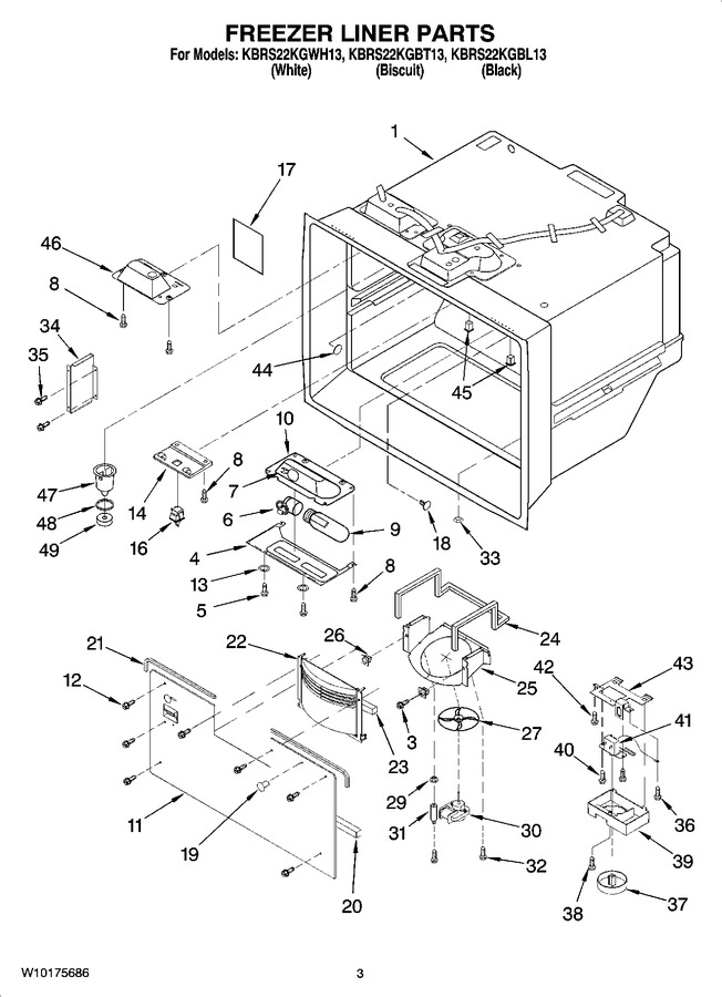Diagram for KBRS22KGBT13