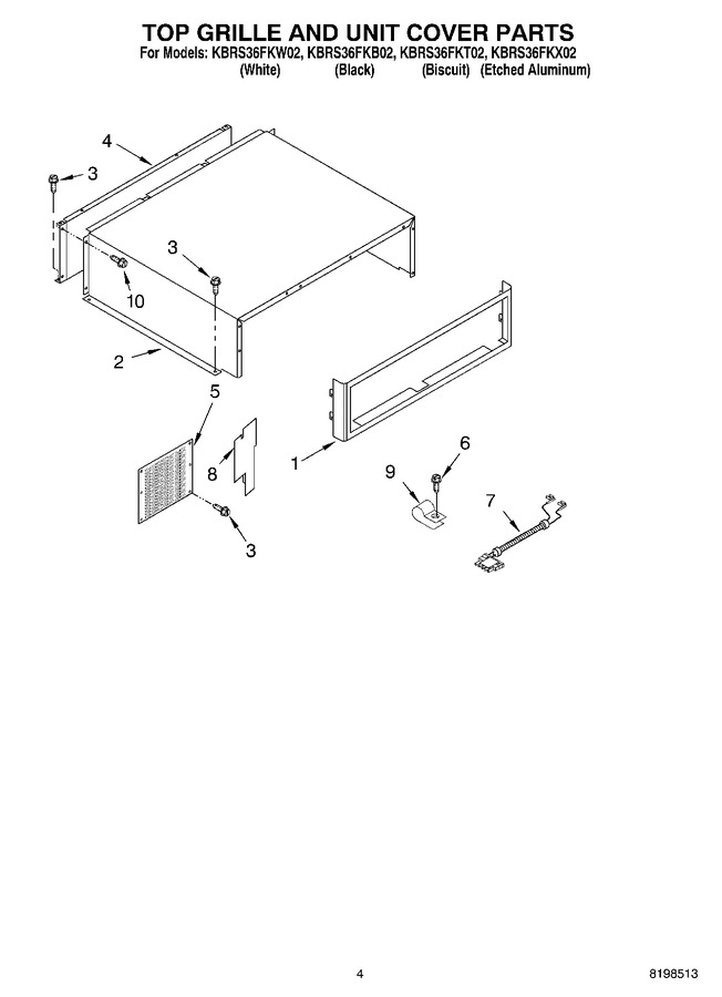 Diagram for KBRS36FKW02