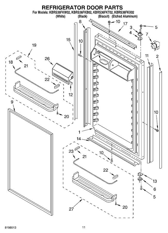 Diagram for KBRS36FKW02