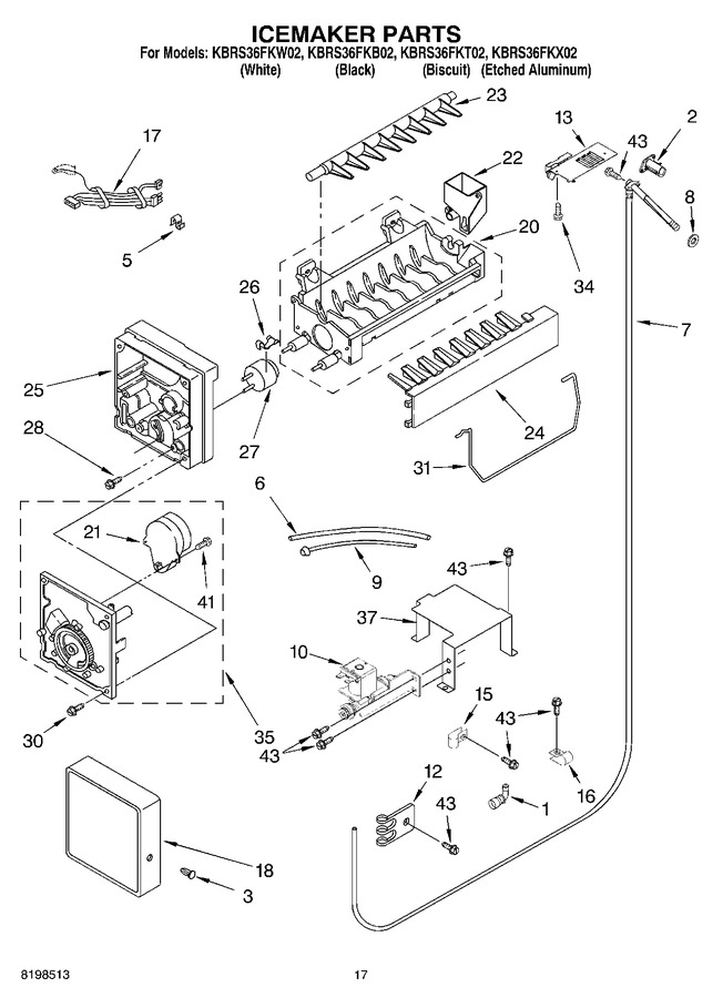 Diagram for KBRS36FKW02
