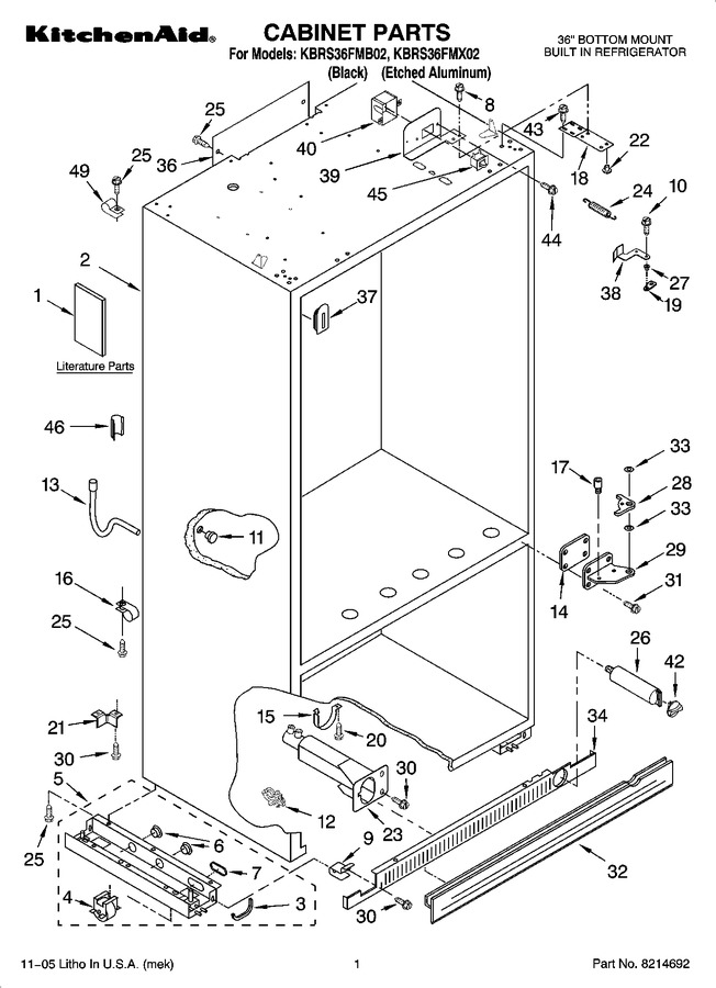 Diagram for KBRS36FMX02
