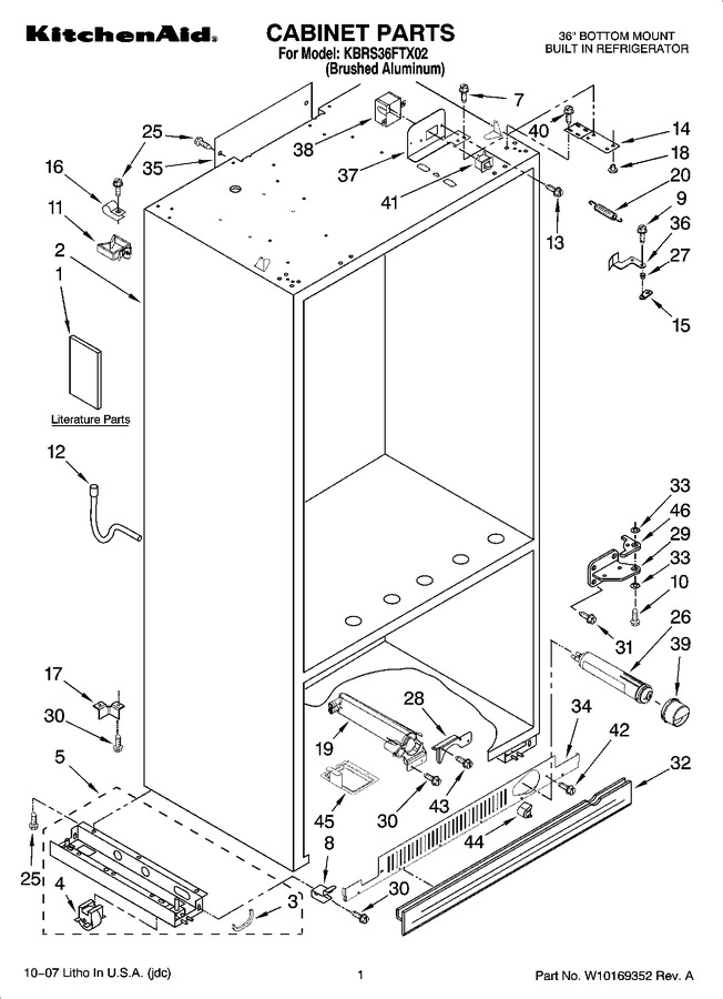 Diagram for KBRS36FTX02
