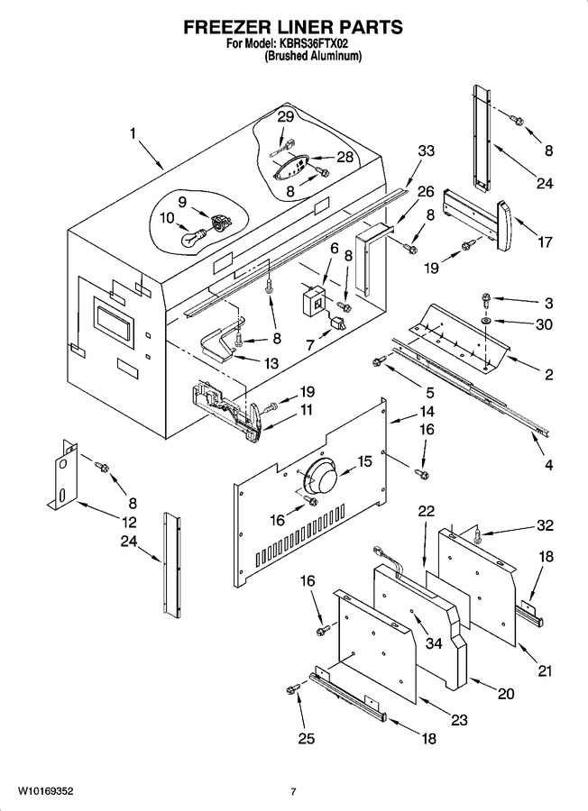 Diagram for KBRS36FTX02