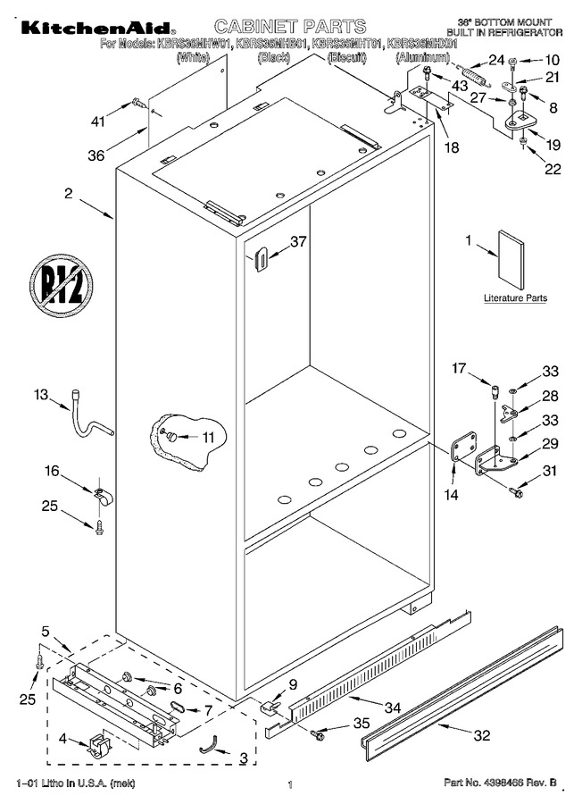 Diagram for KBRS36MHB01