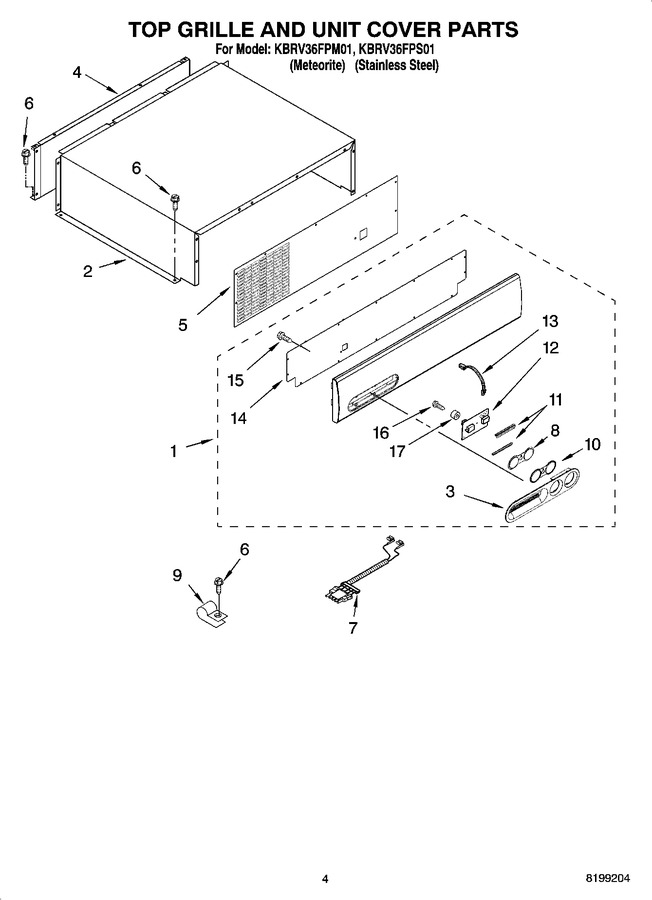 Diagram for KBRV36FPS01