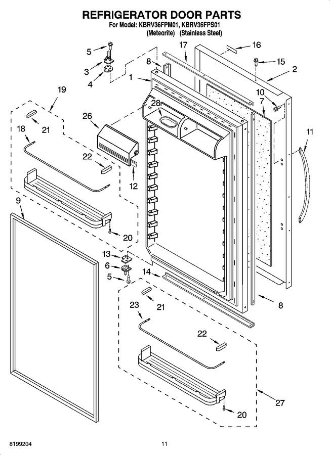 Diagram for KBRV36FPS01