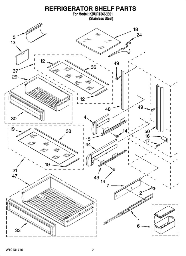 Diagram for KBURT3665E01