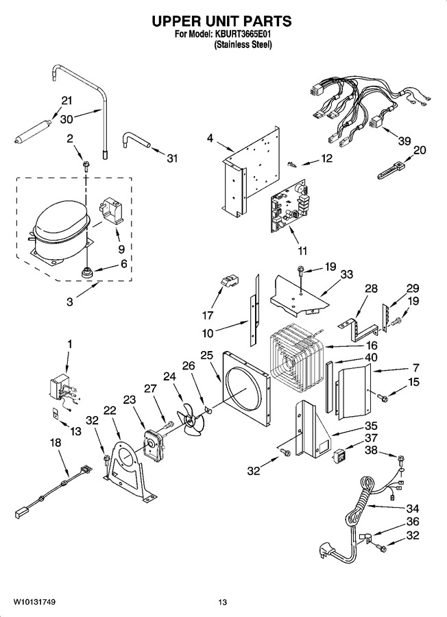 Diagram for KBURT3665E01