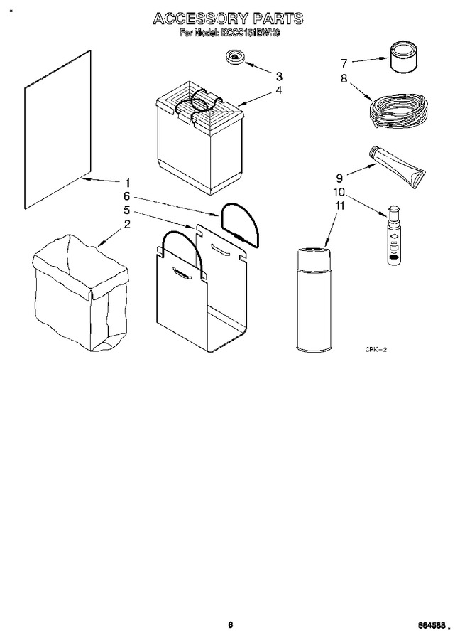 Diagram for KCCC151BWH0
