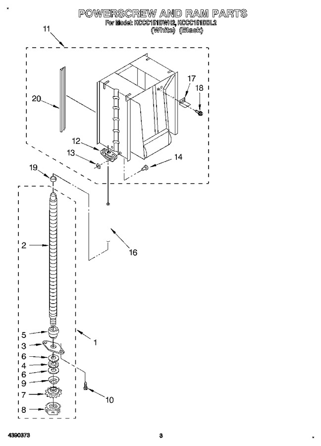 Diagram for KCCC151DWH2