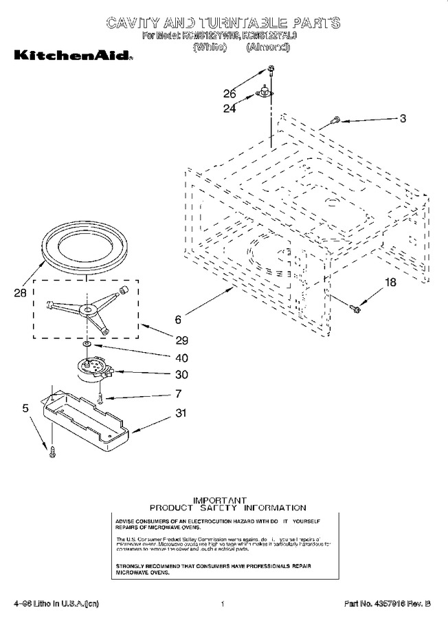Diagram for KCMS122YWH0